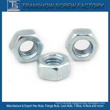 White Zinc Plated Bsw Hex Nut